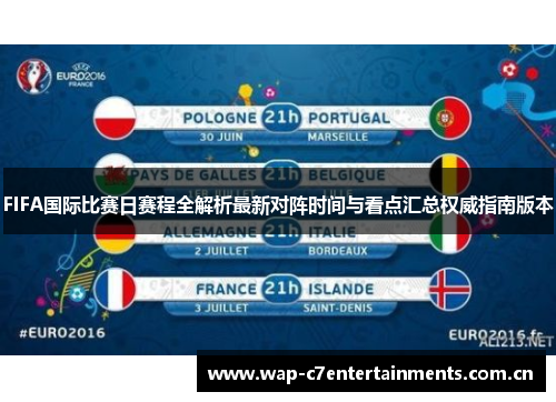 FIFA国际比赛日赛程全解析最新对阵时间与看点汇总权威指南版本 FIFA国际比赛日赛程全解析最新对阵时间与看点汇总权威指南版本